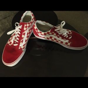 Vans Red and Black